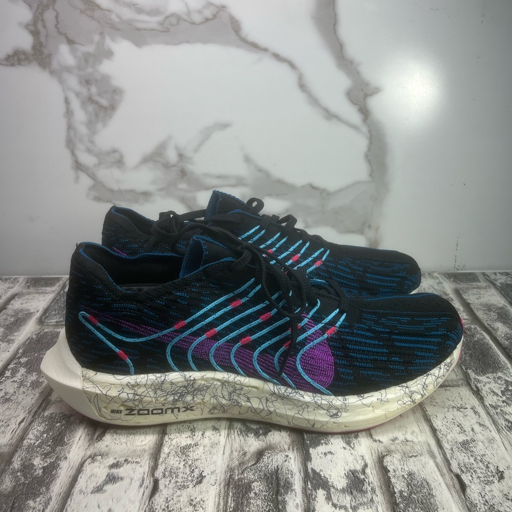 Nike ZoomX Athletic Shoes - Black, Blue, Pink